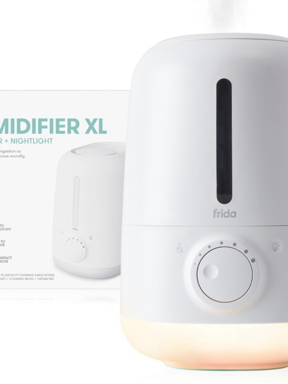 Frida Kids Humidifier XL in White with Soft Nightlight